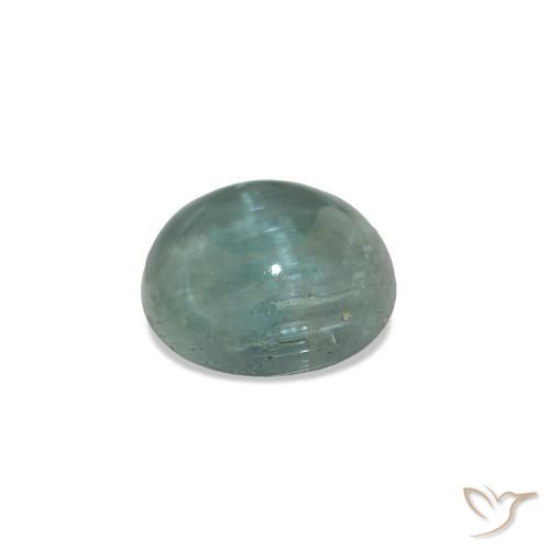 Tourmaline Gemstone in 5.7 mm Size for Sale, Tourmaline Stone in Deep Grayish Green Color