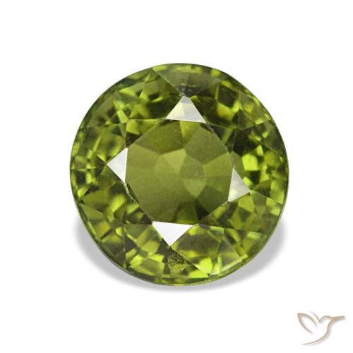 1.55ct Green Tourmaline, Round, VVS-VS