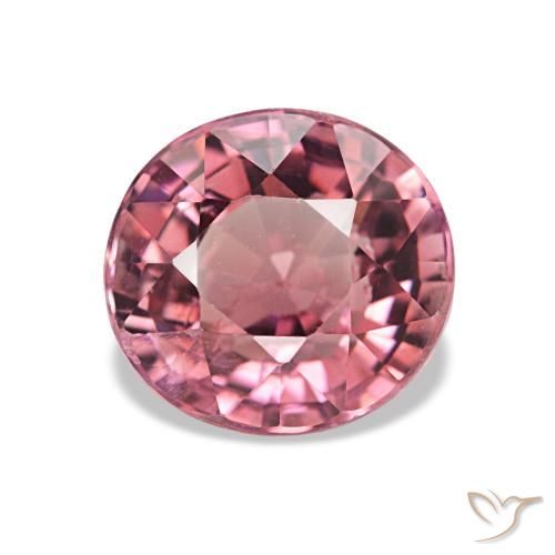 1.51 ct Pink Tourmaline Gemstone, Tourmaline Gem in Oval Facet Shape for Sale.