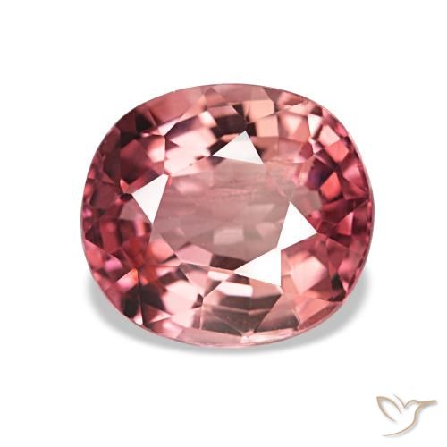 1.43 ct Pink Tourmaline Gemstone, Tourmaline Gem in Oval Facet Shape for Sale.