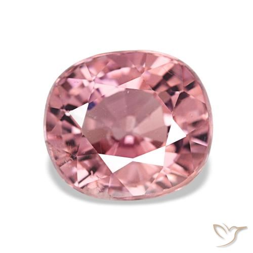 1.74 ct Pink Tourmaline Gemstone, Tourmaline Gem in Oval Facet Shape for Sale.