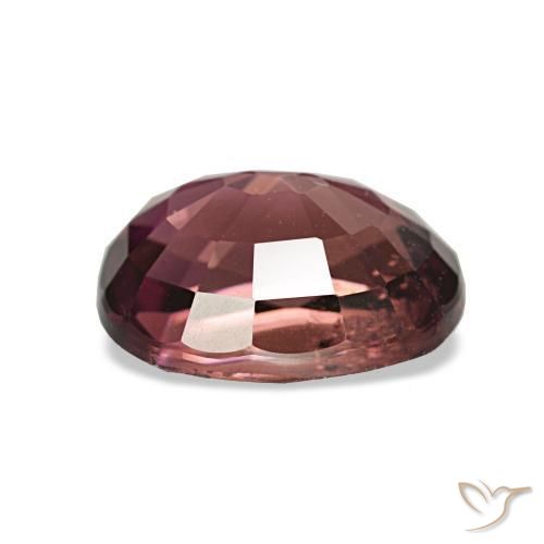 Tourmaline Gemstone in 8.4 x 6.9 mm Size for Sale, Tourmaline Stone in Reddish Purple Color
