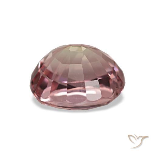 Tourmaline Gemstone in 7.6 x 7.2 mm Size for Sale, Tourmaline Stone in Medium Light-Pink Color