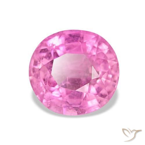 1.35 ct Purple Tourmaline Stone, Natural Tourmaline in Oval Facet Shape for Sale