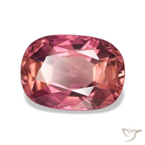 2.20 ct Pink Tourmaline Stone, Natural Tourmaline in Cushion-Cut Shape for Sale