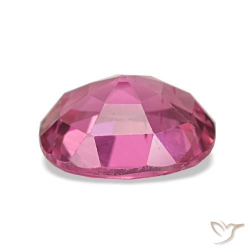 Tourmaline Gemstone in 8.4 x 6.4 mm Size for Sale, Tourmaline Stone in Deep Pink Color