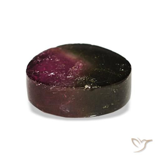Tourmaline Gemstone in 8.7 x 7.5 mm Size for Sale, Tourmaline Stone in Watermelon Color