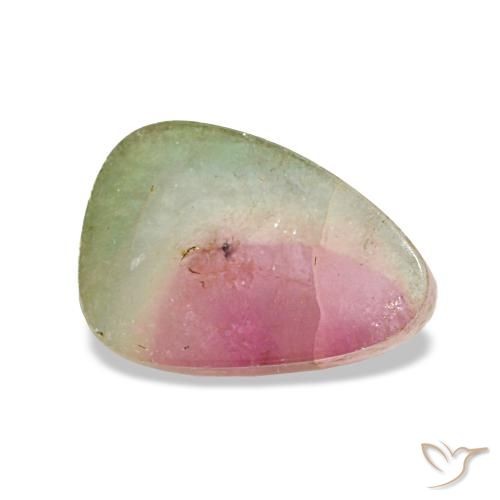 2.56ct Multicolor Tourmaline, Trillion, Transparent
