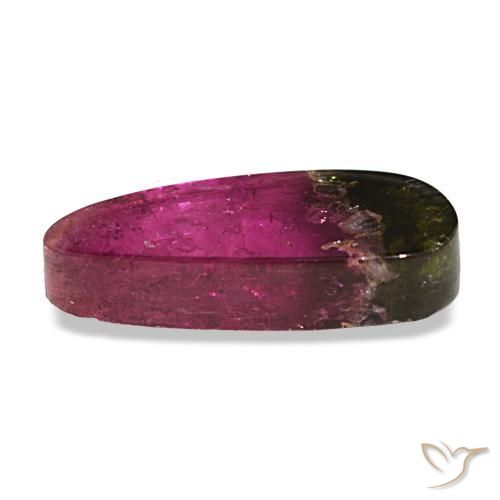 Tourmaline Gemstone in 16 x 7.6 mm Size for Sale, Tourmaline Stone in Watermelon Color