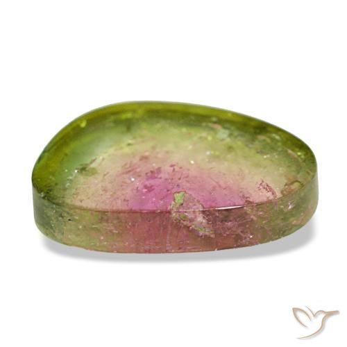 Tourmaline Gemstone in 10.7 x 7.2 mm Size for Sale, Tourmaline Stone in Watermelon Color