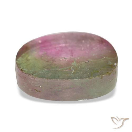Tourmaline Gemstone in 9.5 x 7.2 mm Size for Sale, Tourmaline Stone in Watermelon Color