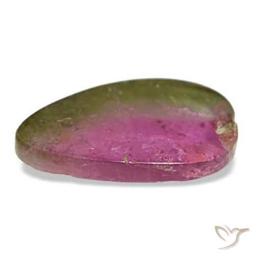 Tourmaline Gemstone in 12.1 x 7.3 mm Size for Sale, Tourmaline Stone in Watermelon Color