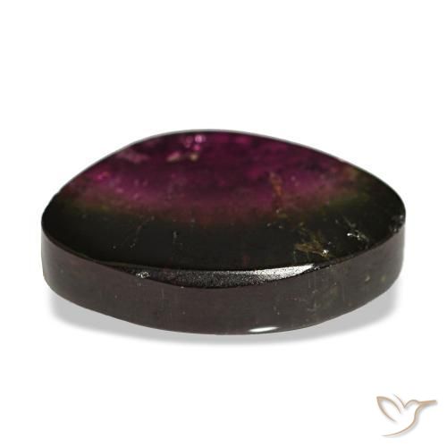 Tourmaline Gemstone in 11.1 x 7.4 mm Size for Sale, Tourmaline Stone in Watermelon Color