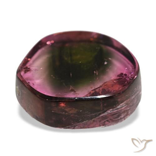 Tourmaline Gemstone in 11 x 10.4 mm Size for Sale, Tourmaline Stone in Watermelon Color