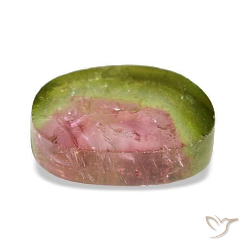 Tourmaline Gemstone in 8.8 x 6.5 mm Size for Sale, Tourmaline Stone in Watermelon Color