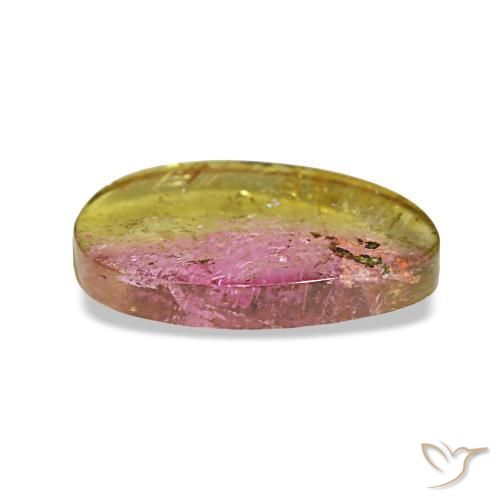 Tourmaline Gemstone in 11.6 x 7.4 mm Size for Sale, Tourmaline Stone in Watermelon Color