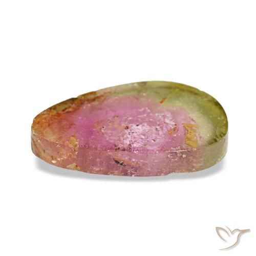 Tourmaline Gemstone in 14 x 9.4 mm Size for Sale, Tourmaline Stone in Watermelon Color