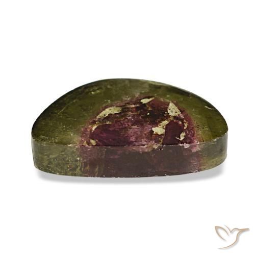 Tourmaline Gemstone in 13.8 x 9.5 mm Size for Sale, Tourmaline Stone in Watermelon Color