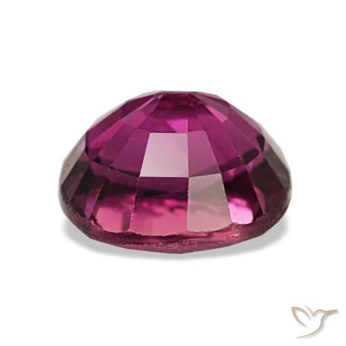 Tourmaline Gemstone in 7.9 x 6.8 mm Size for Sale, Tourmaline Stone in Deep Magenta Color