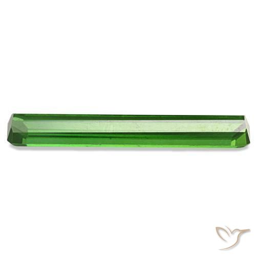 Tourmaline Gemstone in 19.2 x 3.3 mm Size for Sale, Tourmaline Stone in Medium Green Color