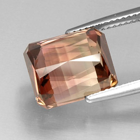 Tourmaline Gemstone in 12 x 10 mm (calibrated) Size for Sale, Tourmaline Stone in Bi-color Color
