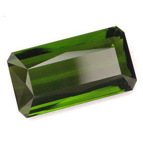 9.80 ct Green Tourmaline Stone, Natural Tourmaline in Octagon / Scissor Cut Shape for Sale