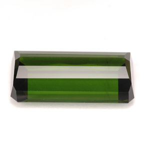 Tourmaline Gemstone in 17.8 x 9.7 mm Size for Sale, Tourmaline Stone in Forest Green Color
