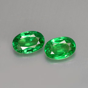 1.12 ct Green Tsavorite Garnet Gemstone, Tsavorite Garnet Gem in Oval Facet Shape for Sale.