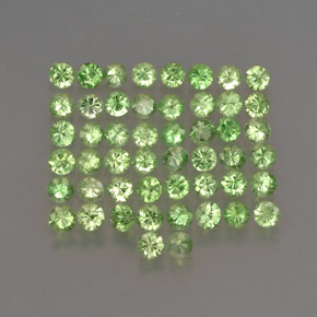1.16 ct Green Tsavorite Garnet Gemstone, Tsavorite Garnet Gem in Diamond-Cut Shape for Sale.