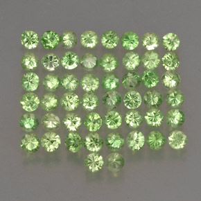 1.16 ct Green Tsavorite Garnet Stone, Natural Tsavorite Garnet in Diamond-Cut Shape for Sale
