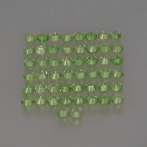 Tsavorite Garnet Gemstone in 1.6 mm Size for Sale, Tsavorite Garnet Stone in Vivid Green Color