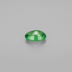 Tsavorite Garnet Gemstone in 6.3 x 4.4 mm Size for Sale, Tsavorite Garnet Stone in Chrome Green Color