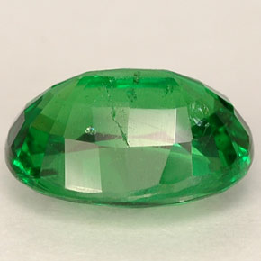 Tsavorite Garnet Gemstone in 8.4 x 6.6 mm Size for Sale, Tsavorite Garnet Stone in Chrome Green Color