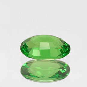 Tsavorite Garnet Gemstone in 6 x 4 mm (calibrated) Size for Sale, Tsavorite Garnet Stone in Chrome Green Color
