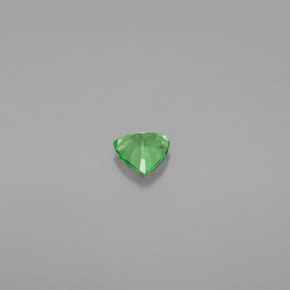 Tsavorite Garnet Gemstone in 4.7 x 4.6 mm Size for Sale, Tsavorite Garnet Stone in Chrome Green Color