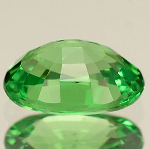 Tsavorite Garnet Gemstone in 6.3 x 4.3 mm Size for Sale, Tsavorite Garnet Stone in Chrome Green Color