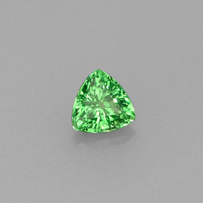 0.24 ct Green Tsavorite Garnet Stone, Natural Tsavorite Garnet in Trillion Facet Shape for Sale
