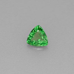 0.43 ct Green Tsavorite Garnet Stone, Natural Tsavorite Garnet in Trillion Facet Shape for Sale