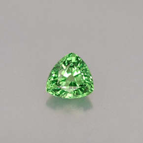 0.27 ct Green Tsavorite Garnet Gemstone, Tsavorite Garnet Gem in Trillion Facet Shape for Sale.