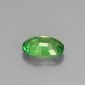 Tsavorite Garnet Gemstone in 6.3 x 4.4 mm Size for Sale, Tsavorite Garnet Stone in Chrome Green Color