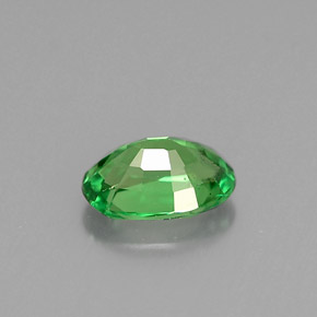 Tsavorite Garnet Gemstone in 6.3 x 4.2 mm Size for Sale, Tsavorite Garnet Stone in Chrome Green Color