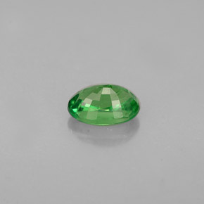 Tsavorite Garnet Gemstone in 6.1 x 4.2 mm Size for Sale, Tsavorite Garnet Stone in Chrome Green Color