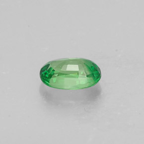Tsavorite Garnet Gemstone in 6 x 4.2 mm Size for Sale, Tsavorite Garnet Stone in Chrome Green Color