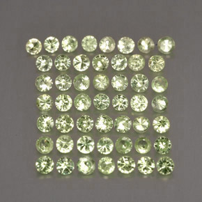 1.09 ct Green Tsavorite Garnet Gemstone, Tsavorite Garnet Gem in Diamond-Cut Shape for Sale.