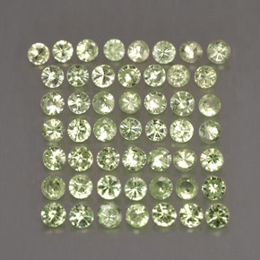 1.09 ct Green Tsavorite Garnet Stone, Natural Tsavorite Garnet in Diamond-Cut Shape for Sale