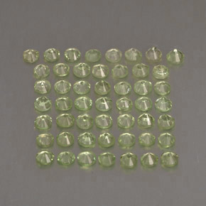 Tsavorite Garnet Gemstone in 1.7 mm Size for Sale, Tsavorite Garnet Stone in Light Green Color