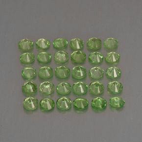Tsavorite Garnet Gemstone in 2.2 mm Size for Sale, Tsavorite Garnet Stone in Green Color