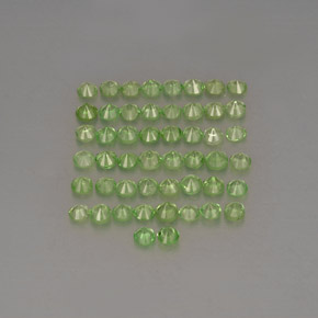 Tsavorite Garnet Gemstone in 1.7 mm Size for Sale, Tsavorite Garnet Stone in Green Color