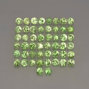 1.14 ct Green Tsavorite Garnet Stone, Natural Tsavorite Garnet in Diamond-Cut Shape for Sale