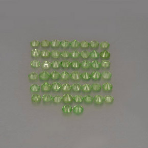 Tsavorite Garnet Gemstone in 1.7 mm Size for Sale, Tsavorite Garnet Stone in Green Color